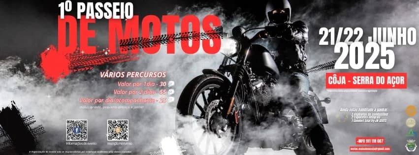 1º Passeio de Motos – Mais Além