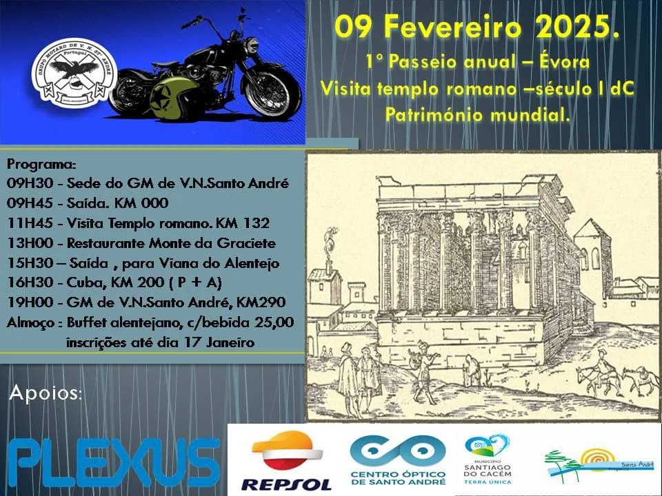 1º Passeio anual – Grupo-Motard V.N.Santo Andre