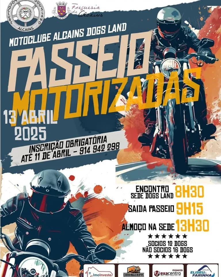 Passeio Motorizadas – Motoclube de Alcains – Dog’s Land